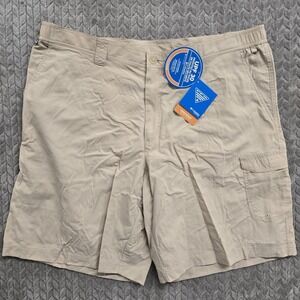 COLUMBIA PFG Blood & Guts III Mens Shorts 42x10" Omni-Shade FM4601 Tan NWT
